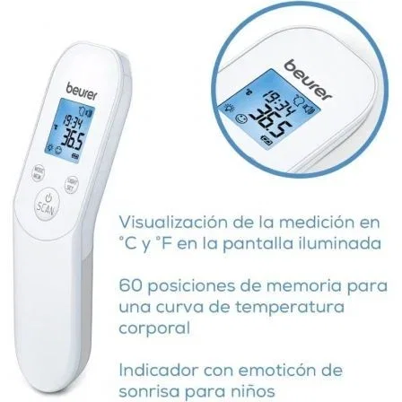 Beurer Termómetro Infrarrojo Sin Contacto FT 85 Blanco